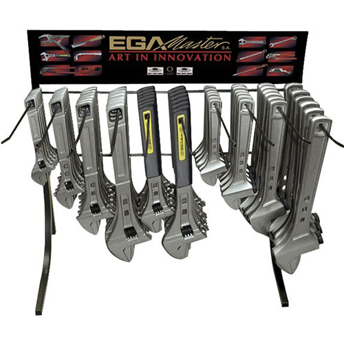 Display 60 Adjustable Wrenches